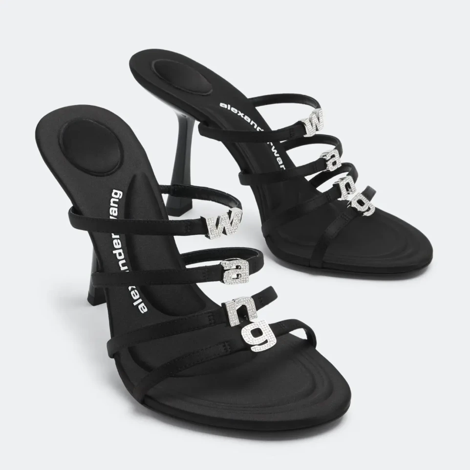 Alexander Wang Nala Logo Black Heel (40)
