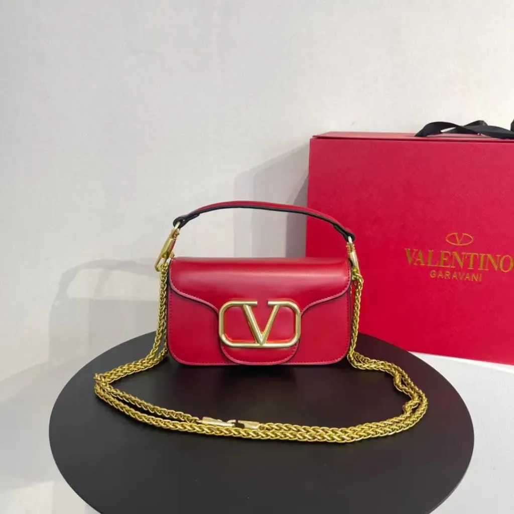 Valentino Small Loco Sling Bag (With Box) (Red)