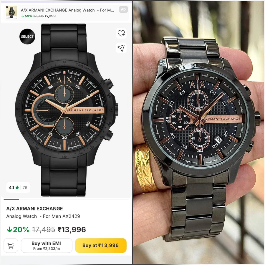 Armani Exchange Modern Chronograph Men’s Watch