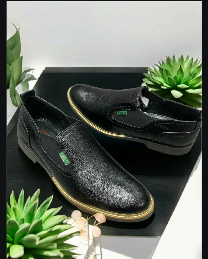 United Colors of Benetton Premium Formal Shoe (Black, 7)