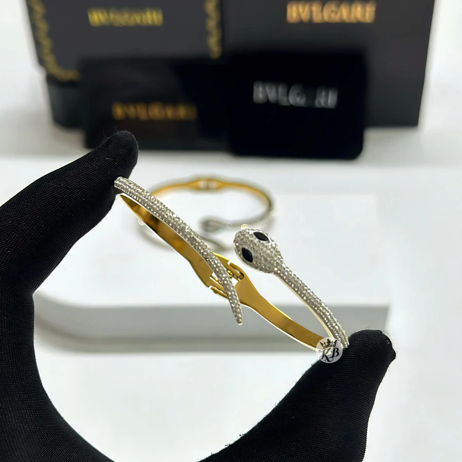Luxury  Bvlgari Serpent Cuff Bangle