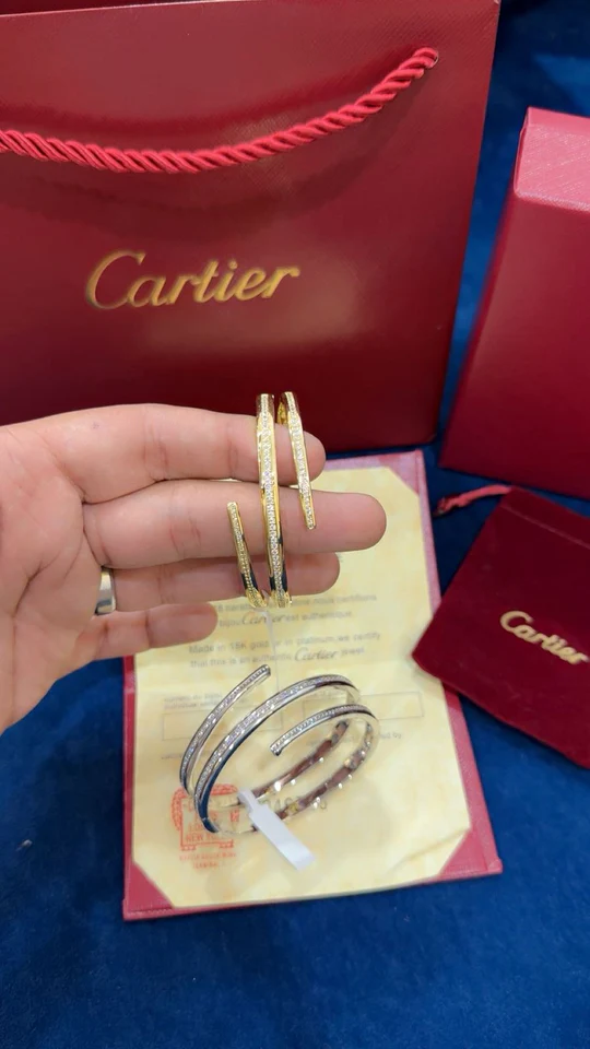 Cartier Signature Bracelet – Gold & Silver (Silver)