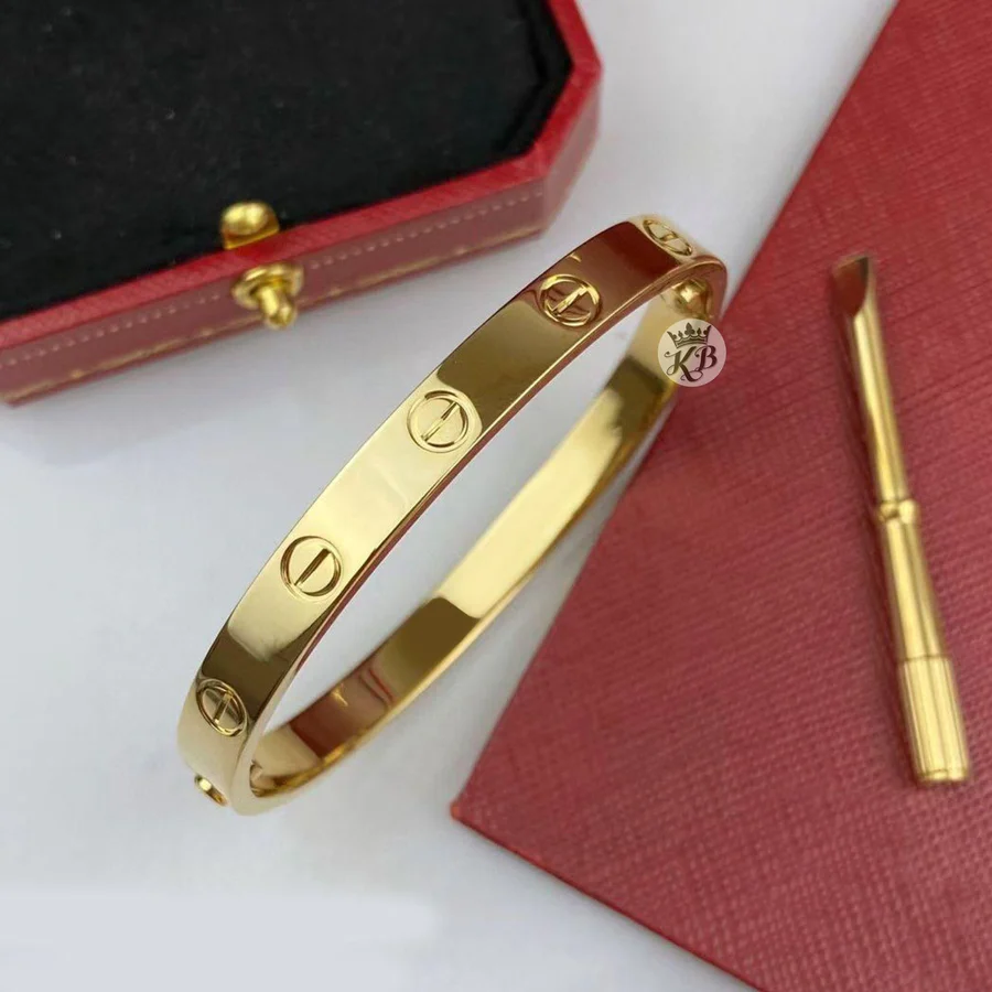 CARTIER LOVE bracelet Unisex love (Golden)