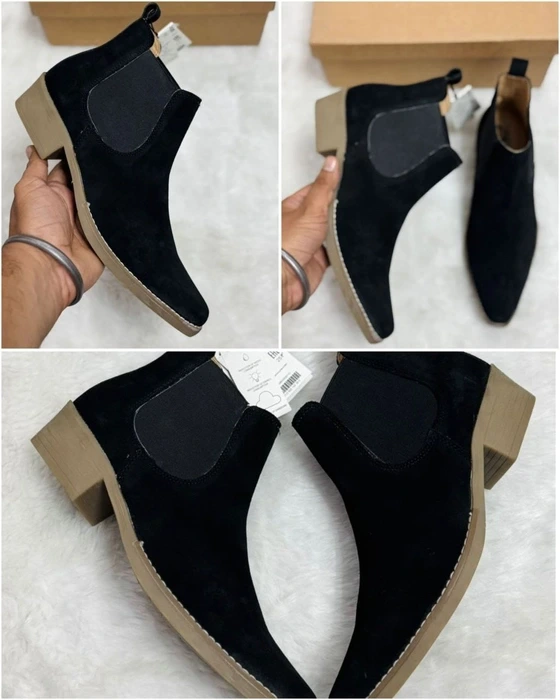 Zara pure leather chelsea boots (7)