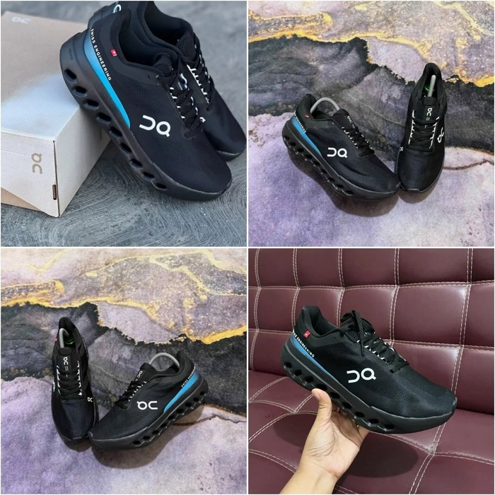 On Cloudspark Running Black Blue (40)