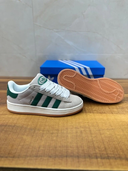 Synthetic Leather ADIDAS CAMPUS 00 S GREY GREEN (40)