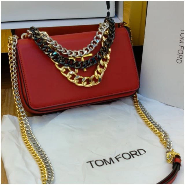 TOM FORD LEATHER HIGH QUALITY BAG (Red)