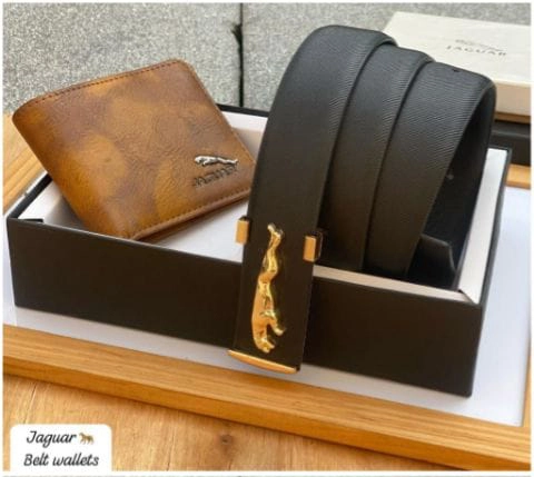 JAGUAR WALLET + BELT COMBO (1)