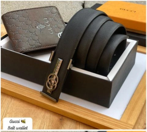 GUCCI WALLET + BELT COMBO (1)