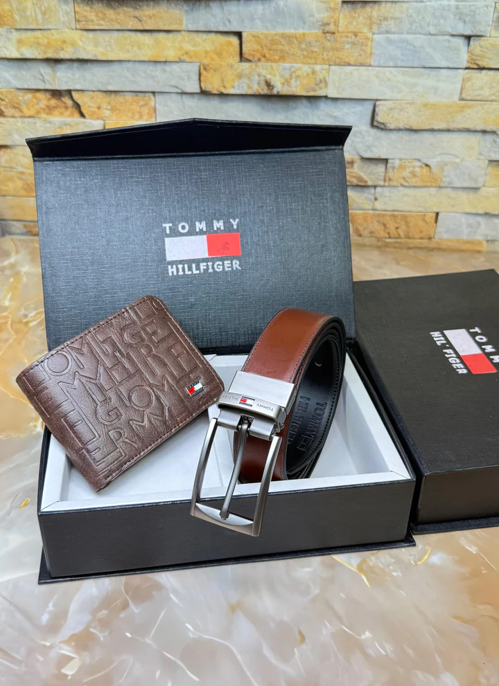 Tommy Hilfiger Premium Men’s Reversible Belt & Wallet Combo (1, 40)