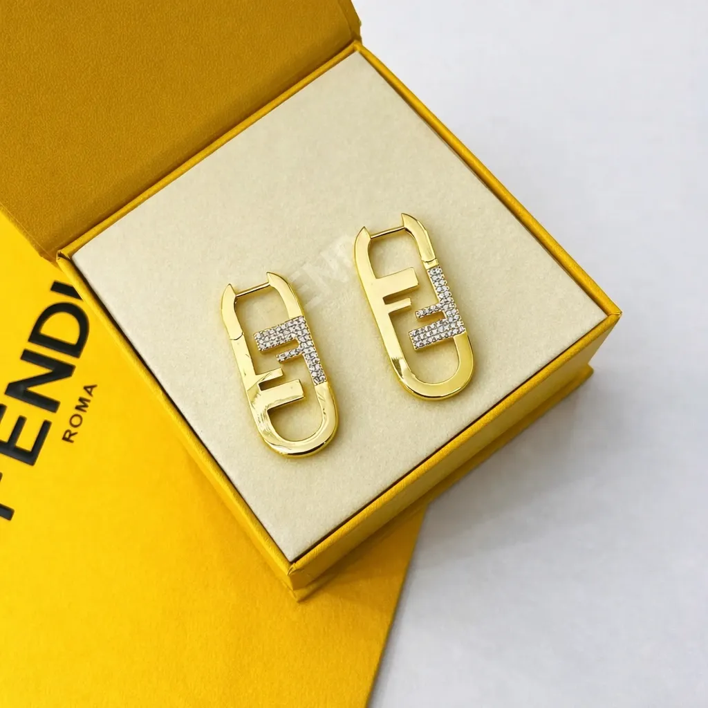 Fendi FF Studded Earring
