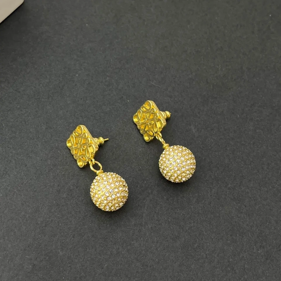 Loewe Studded Pendulum Earring