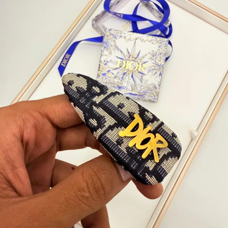 Dior Signature Alligator Hair Clip