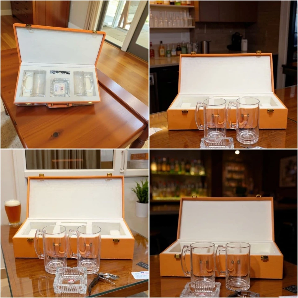 LUXURY BEER MUG CASE SET