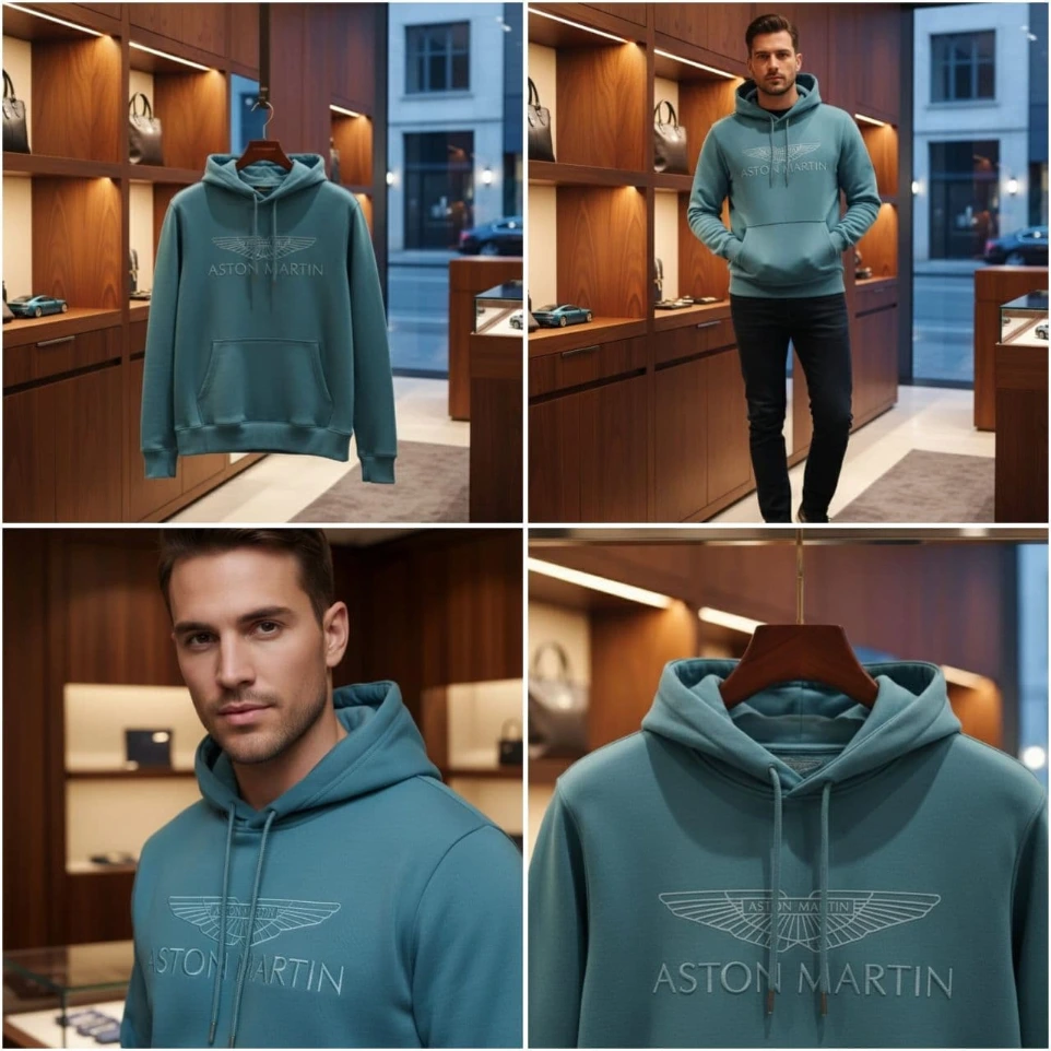 Aston Martin Premium Quality Hoddie (L-40)
