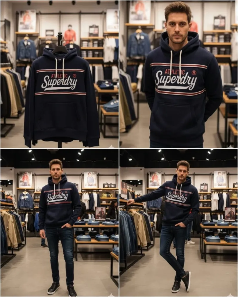 SUPERDRY PREMIUM QUALITY HODDIE SWEATSHIRT (XXL-44)