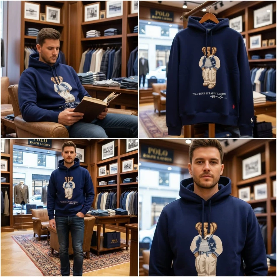 RALPH LAUREN HIGH END QUALITY DROP FIT SWEATSHIRT (L-40)