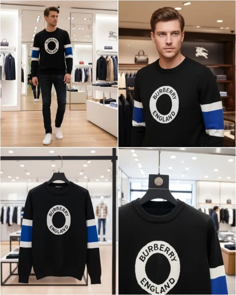 BURBERRY high end quality pullover (L-38)