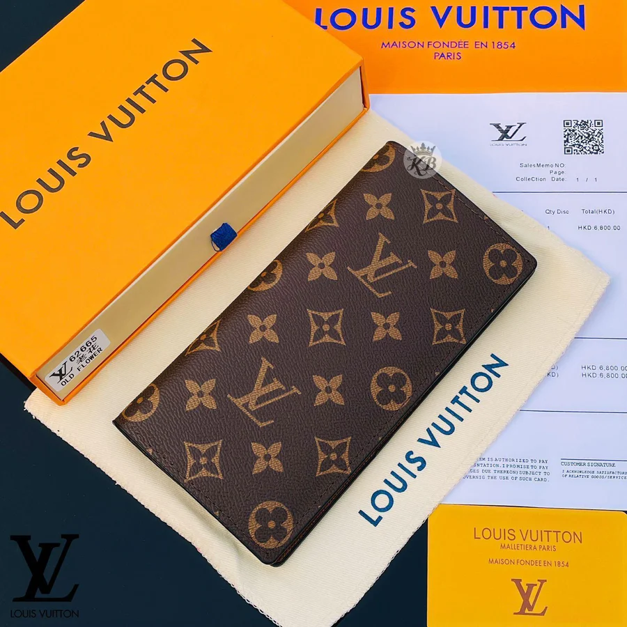 LV Men’s Long Wallet – Monogram Canvas Edition
