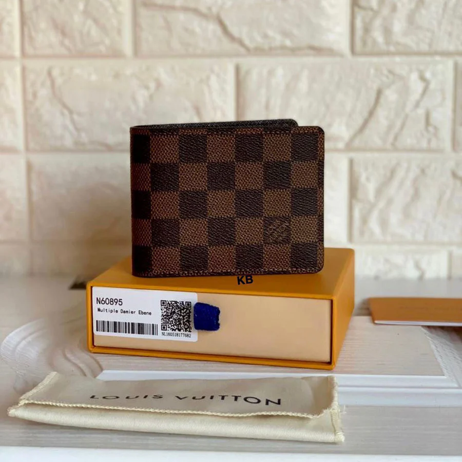 LV slender men's wallet