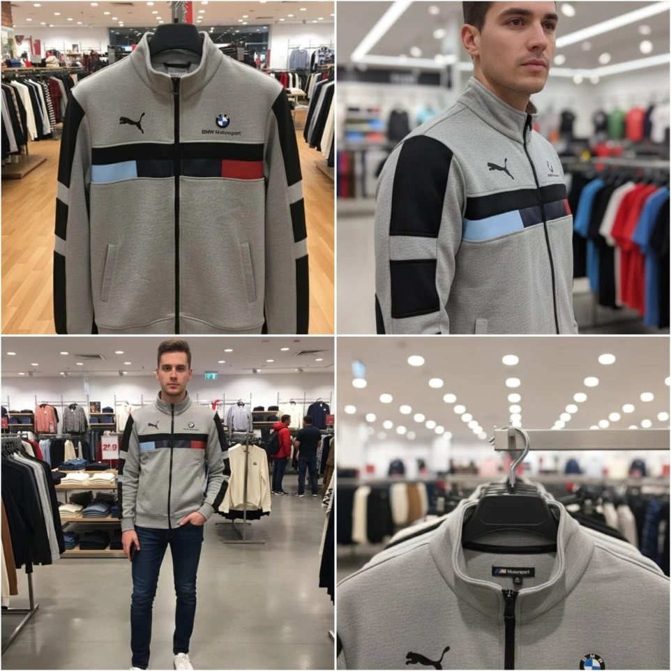 PUMA ORG QUALITY ZIPPER SWEATSHIRT (L-40)