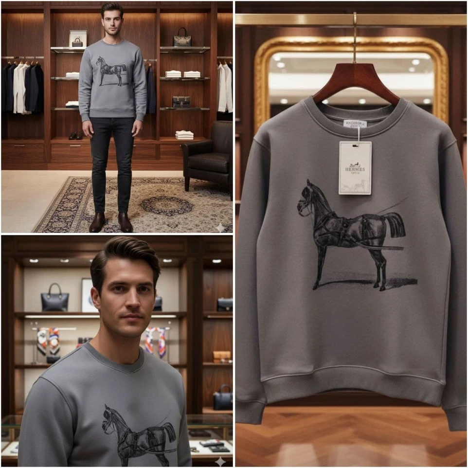 HERMES PREMIUM QUALITY SWEATSHIRT (L-40)