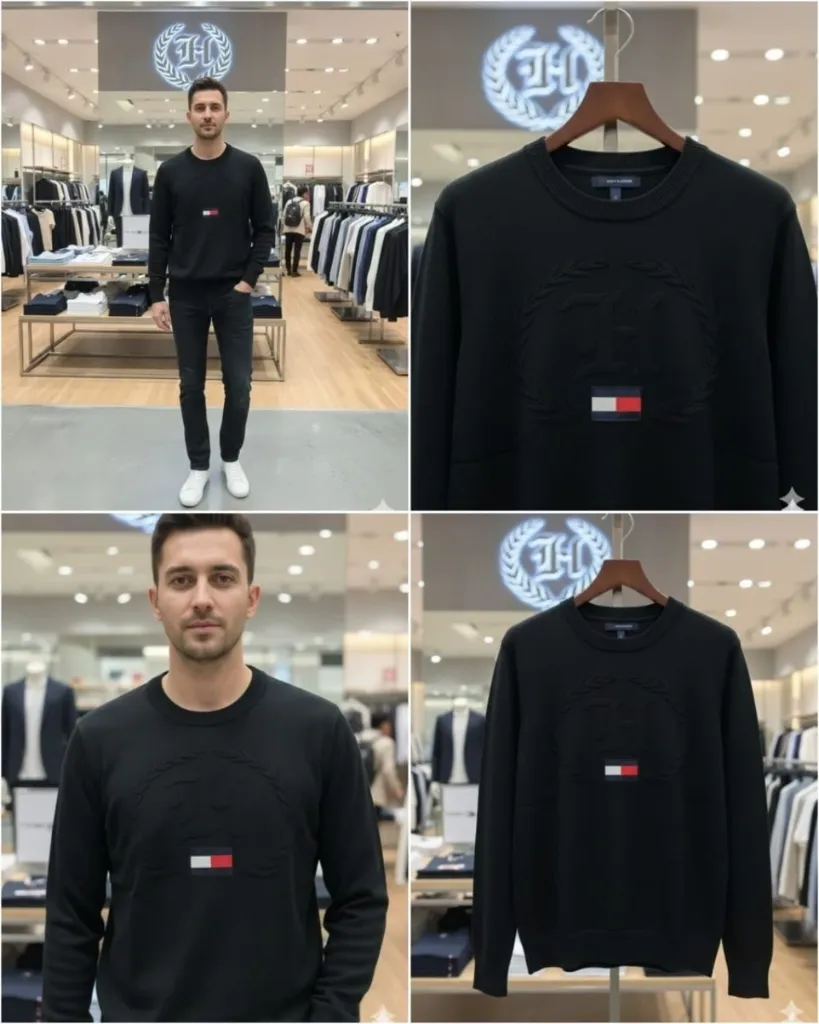 TOMMY HILFIGER PREMIUM QUALITY PULLOVER (L-40)