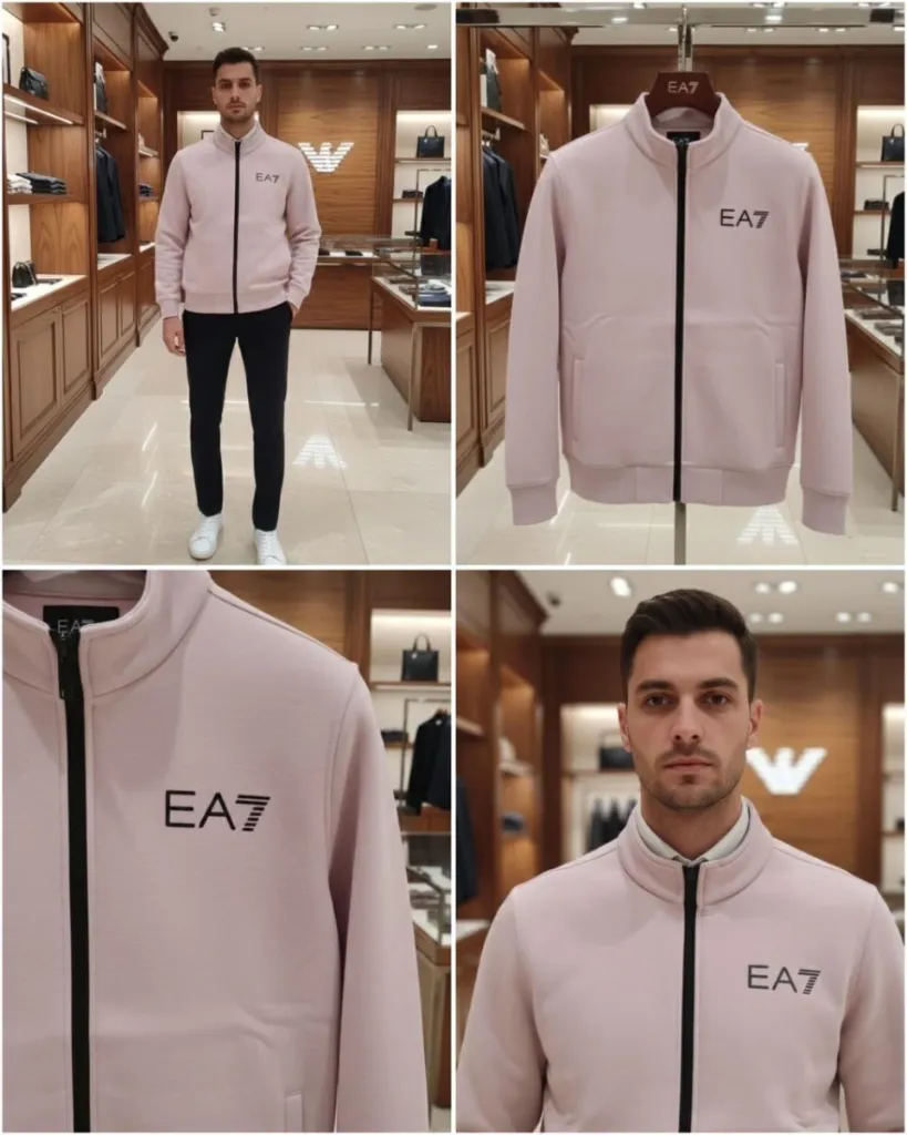 ARMANI PREMIUM QUALITY ZIPPER SWEATSHIRT