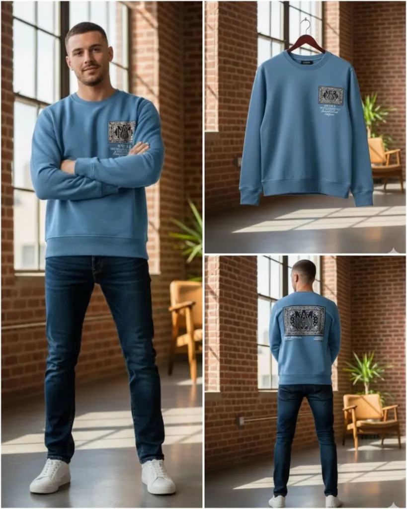 AMIRI PREMIUM QUALITY SWEATSHIRT (L-40)