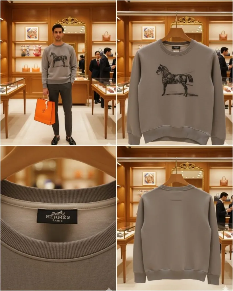 HERMES PREMIUM QUALITY SWEATSHIRT (L-40)