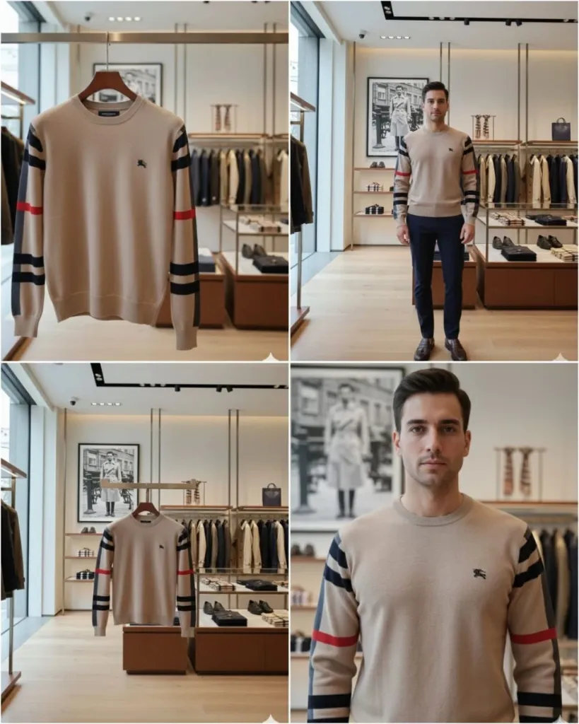 BURBERRY PREMIUM QUALITY PULLOVER (L-40)