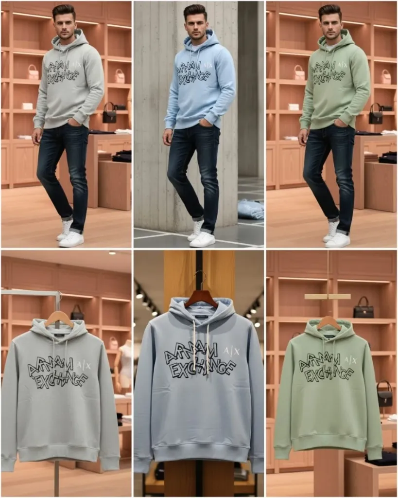 ARMANI PREMIUM QUALITY HODDIE SWEATSHIRT (L-40)