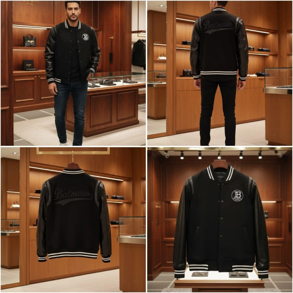 BALMAIN PREMIUM QUALITY SUEDE JACKET (L-40)