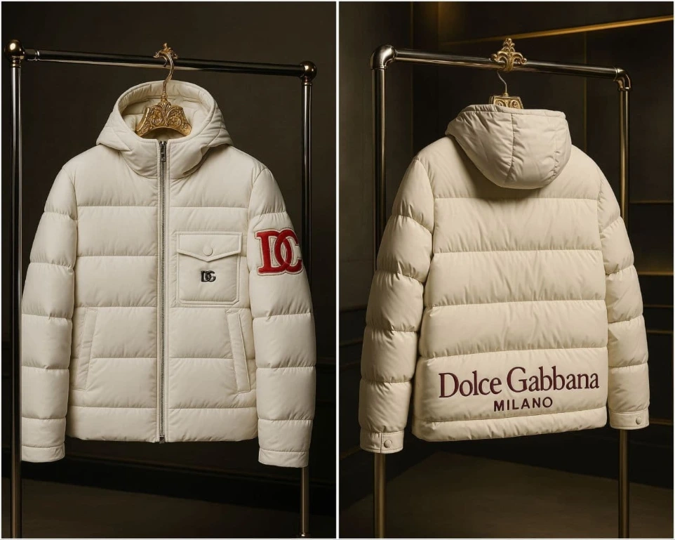 DOLCE GABBANA  PUFFER JACKET (L-40)