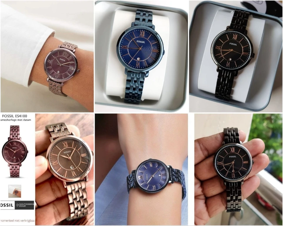 Fossil For Women Jacqueline Collection (Black)