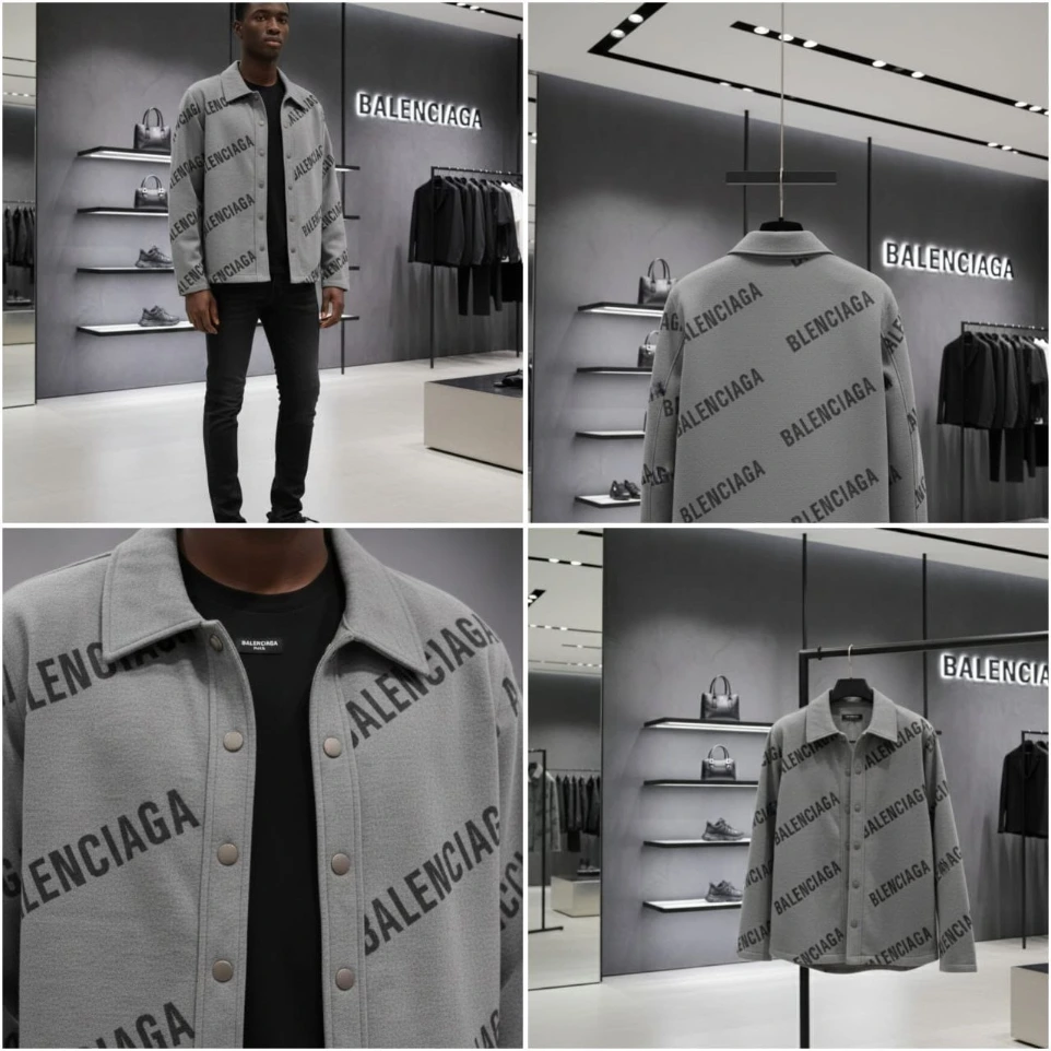 BALENCIAGA PREMIUM QUALITY JACKET (L-40)