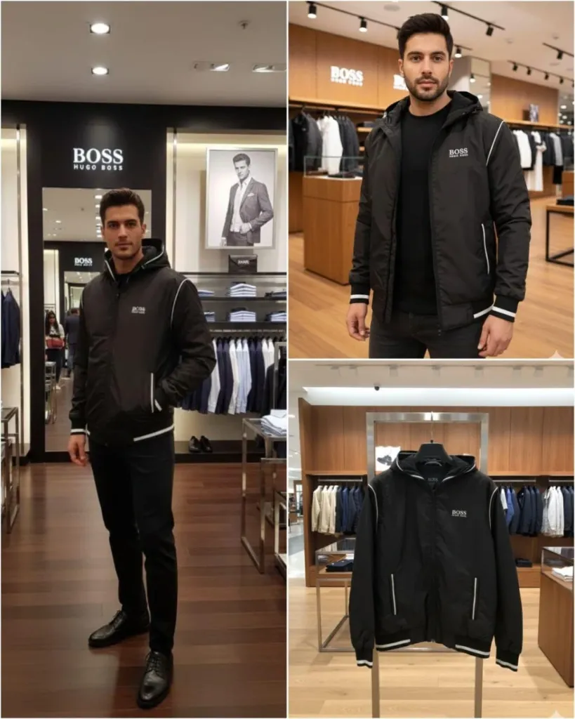 HUGO BOSS HIGH END QUALITY BOMBER JACKET (XXL-44)