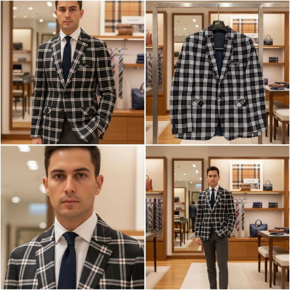 BURBERRY HIGH END QUALITY BLAZER (40)