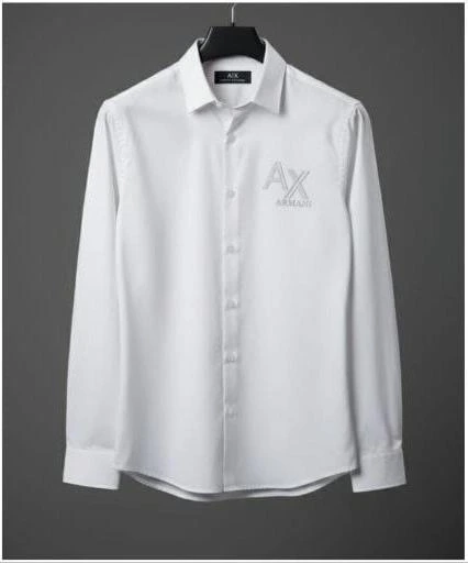 ARMANI WHITE Imported Quality Shirts (M)
