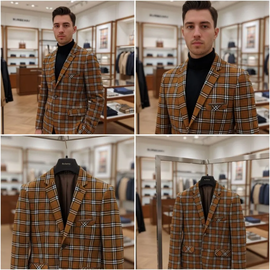 BURBERRY HIGH END QUALITY BLAZER (40)