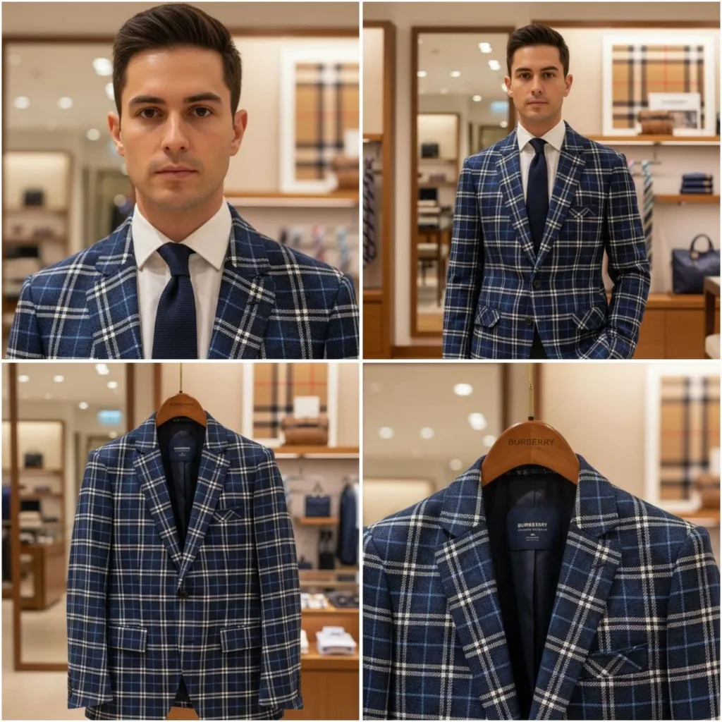 BURBERRY HIGH END QUALITY BLAZER (40)