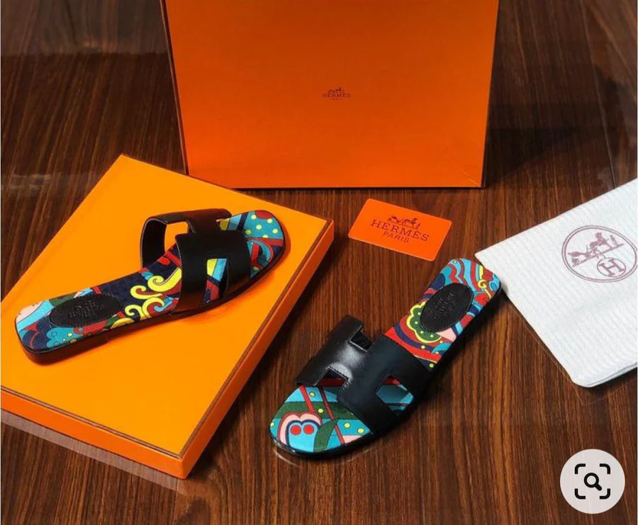 Hermes Designer Oran Flats (40, Black)