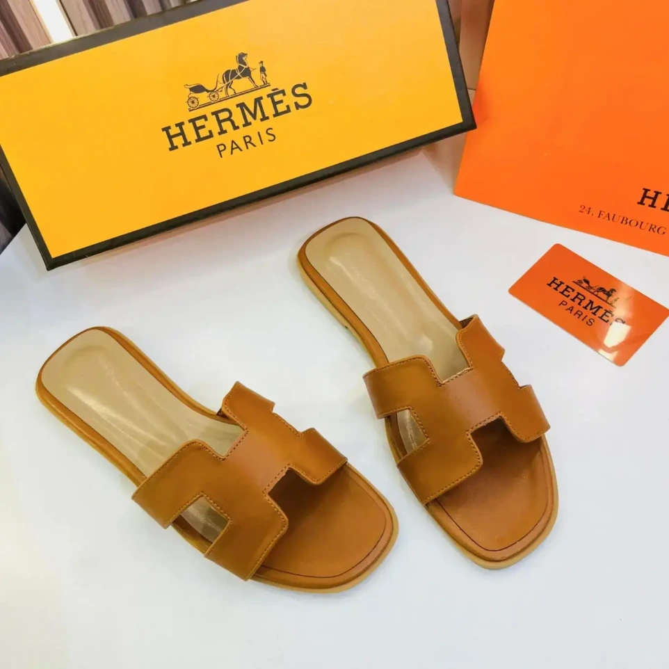 Hermes Oran BrownSandal (40)