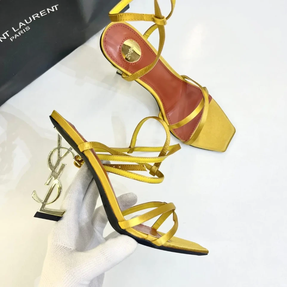 Ysl Opyum Satin Sandal (40)