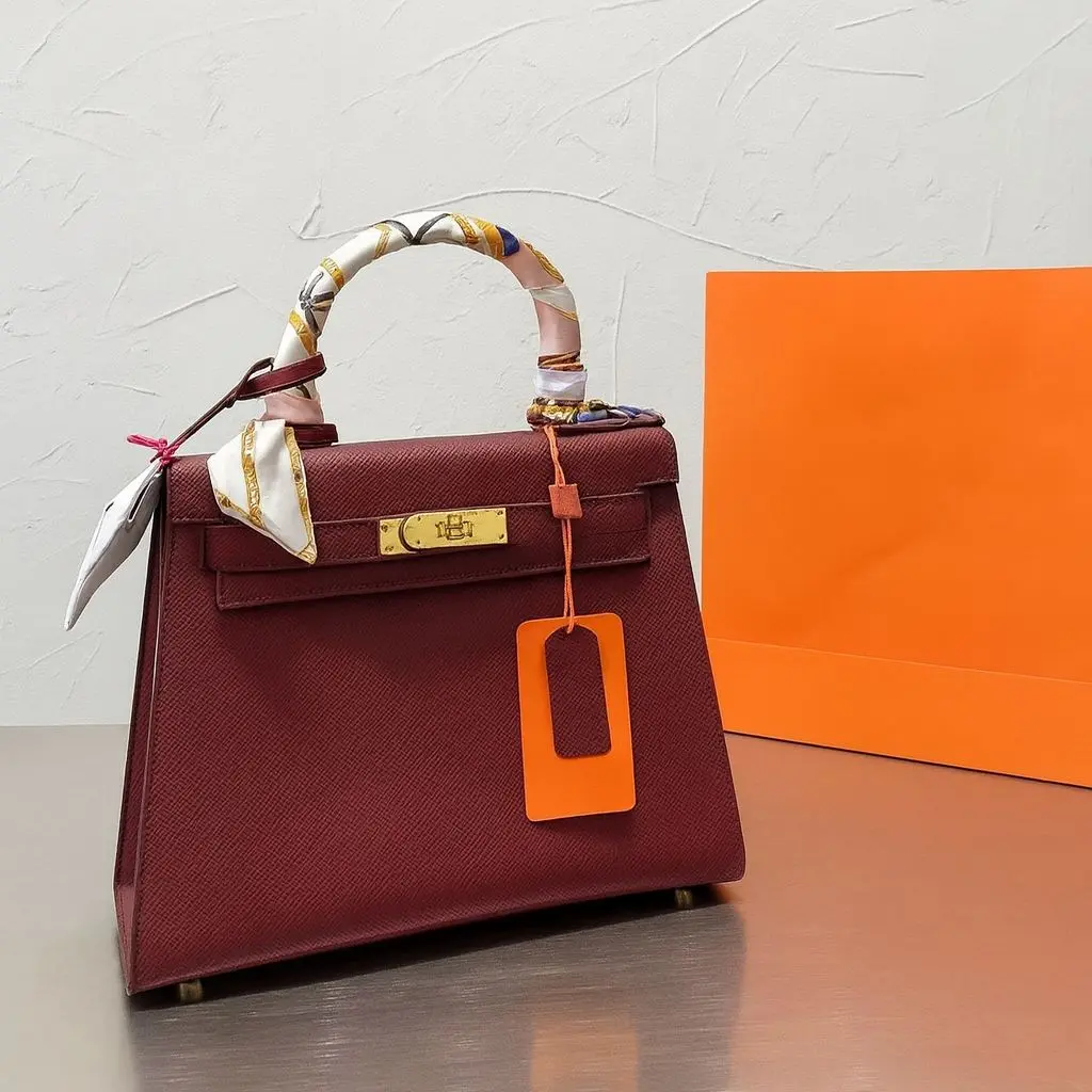 Hermes Kelly 25cm Premium Handbag (With Double Box) (Red)